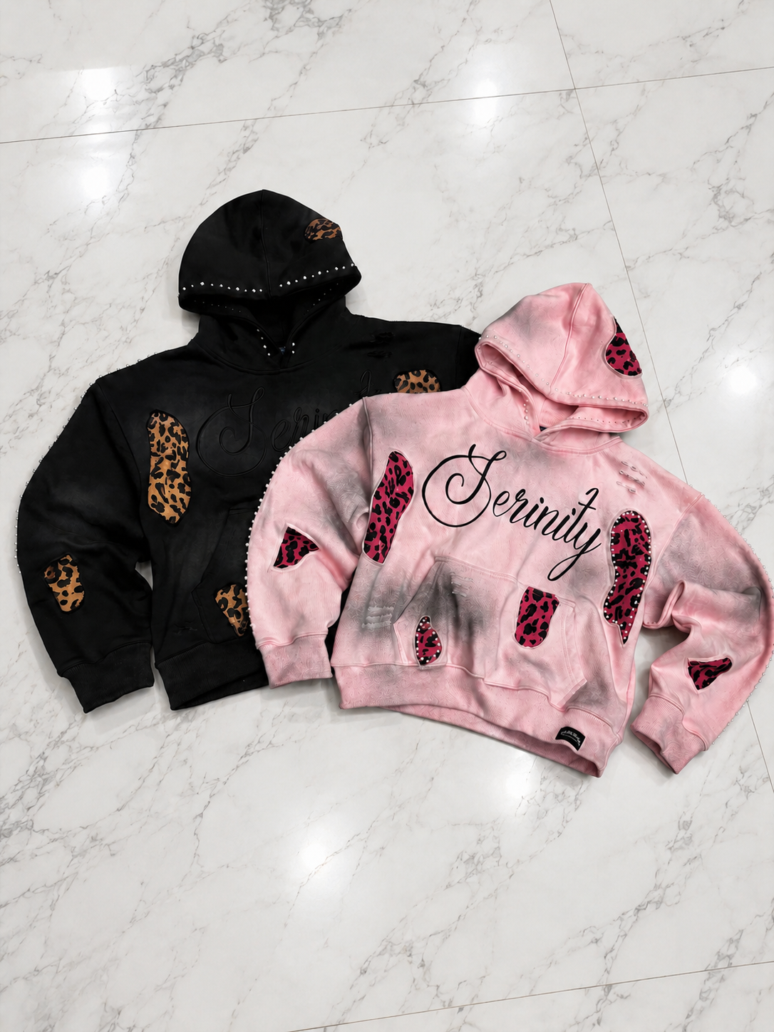 Serinity Noir/Rosé Leopard Set