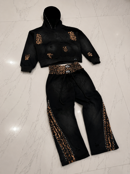 Serinity Noir/Rosé Leopard Set