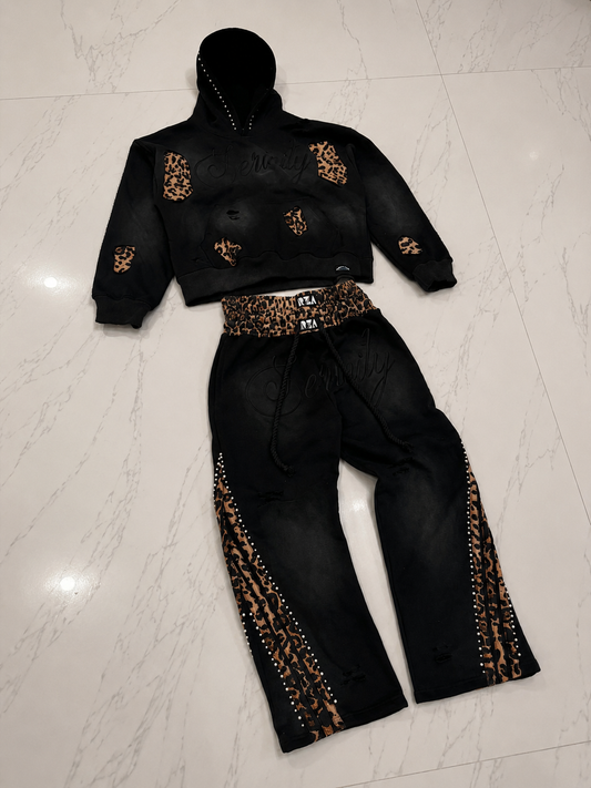 Serinity Noir/Rosé Leopard Set