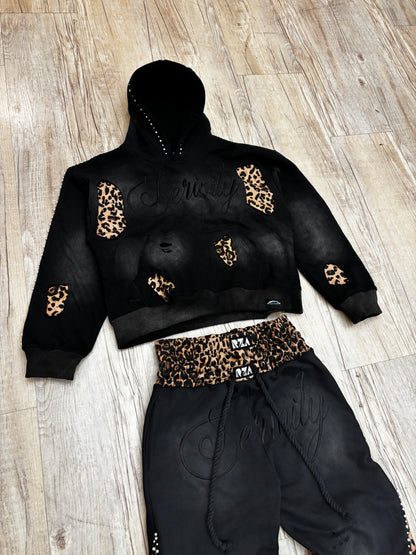 Serinity Noir/Rosé Leopard Set